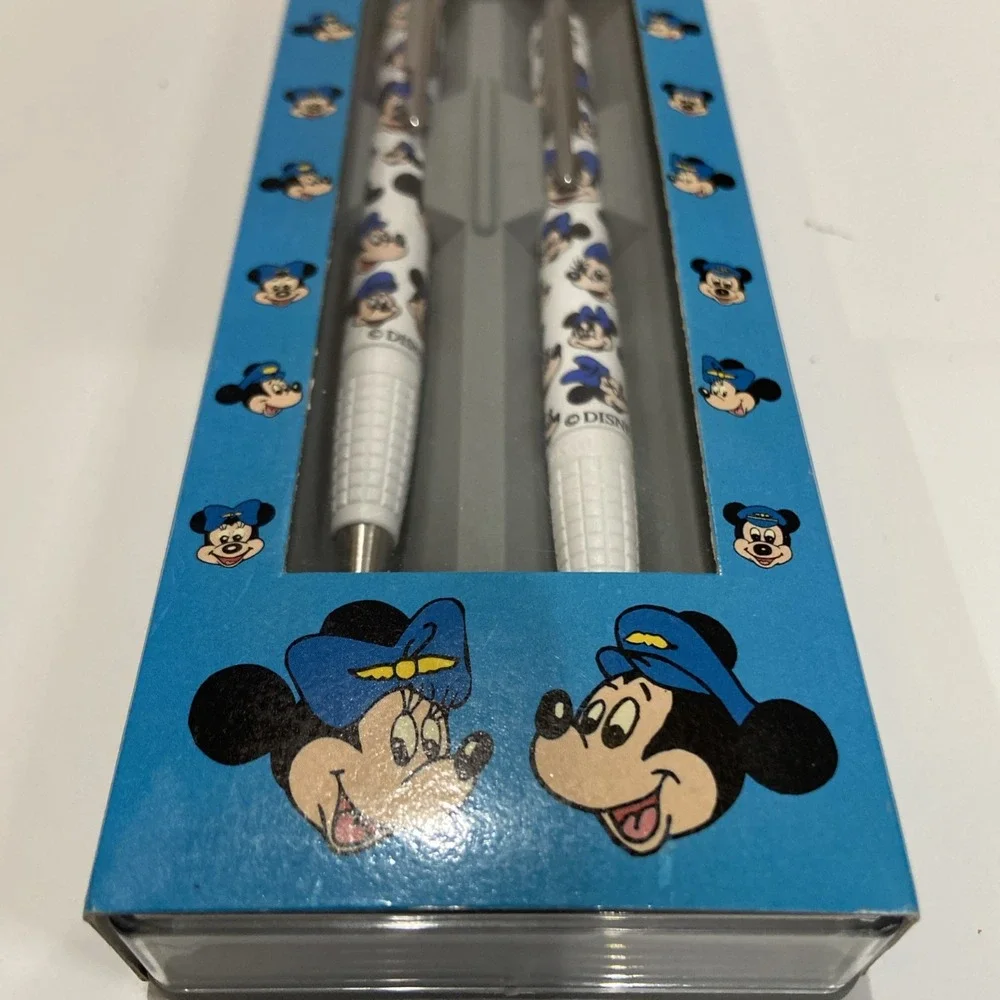 Parker Mickey Ballpoint Mechanical‎ Pencil Set Vinatge Limited Edition Original